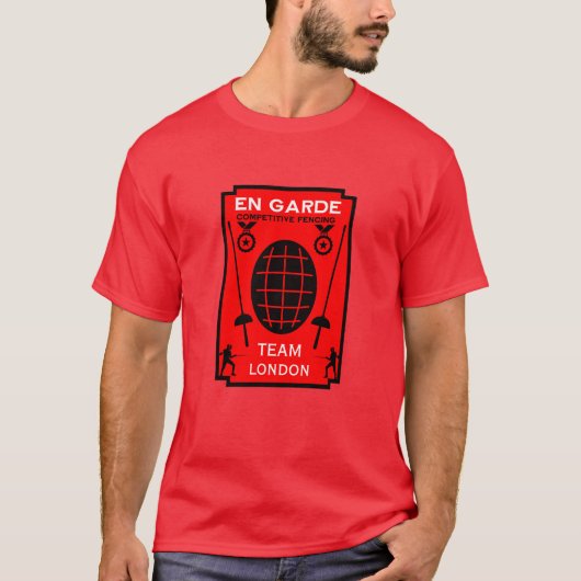 競合ソードフェンシング Tシャツ (正面)