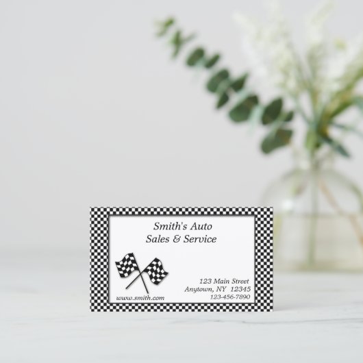 競合フラグ名刺 名刺 (スタンド正面)