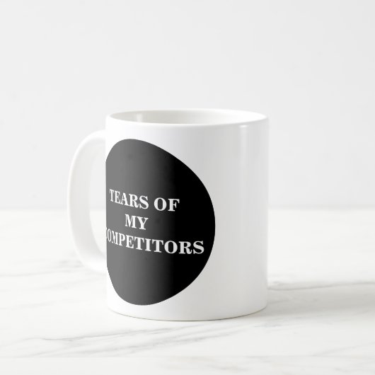 競合他社の涙 コーヒーマグカップ (正面左)