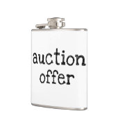 競売の申込 フラスク (左)