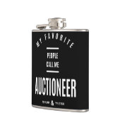 競売人の仕事タイトルギフト フラスク (左)