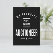 競売人の仕事タイトルギフト 出欠カード (スタンド正面)