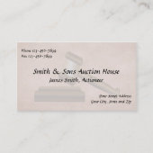 競売業者裁判官名刺 名刺 (正面)