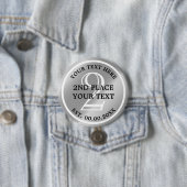 競技で2位になった人のためのシルバーメダルボタン 缶バッジ (インサイチュ)