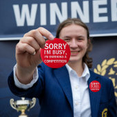 競技中毒者 競争する競技に参加する 缶バッジ