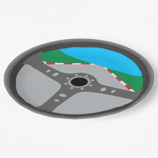 競技場のハンドルの紙皿、使用するべきおもしろい! ペーパープレート (アングル)