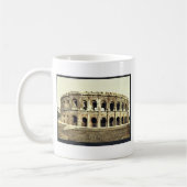 競技場、外面、ニーム、フランスのヴィンテージPhotoch コーヒーマグカップ (左)