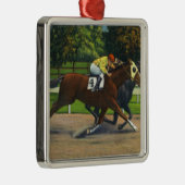 競技場、馬の近い終わり メタルオーナメント (右)