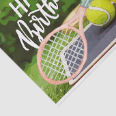 競技用ラケットボールビール付テニス誕生日 薄葉紙 (詳細)