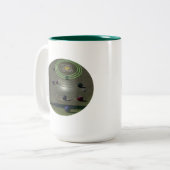 競技用芝生鉢 ツートーンマグカップ (正面左)