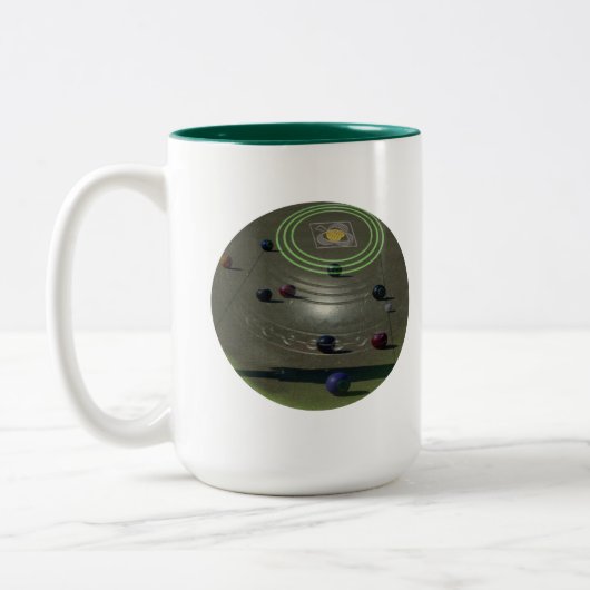 競技用芝生鉢 ツートーンマグカップ (左)