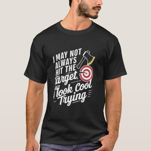 競技用Ax投擲プレシジョンAxスポーツスロー Tシャツ (正面)