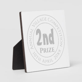 競技2位賞トロフィー表彰 フォトプラーク