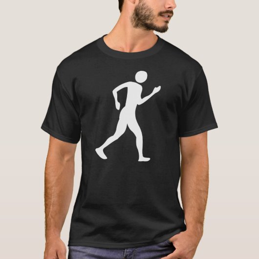 競歩 - ホワイト Tシャツ (正面)