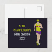 競歩 ポストカード (正面/裏面)