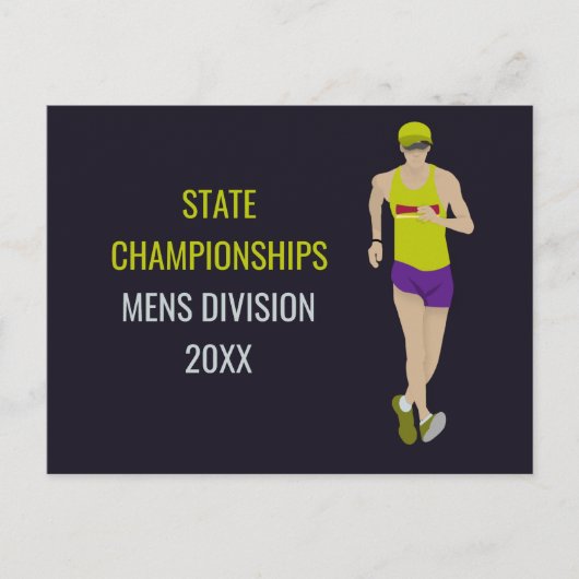 競歩 ポストカード (正面)