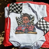 競走の用意ができている ベビーボディスーツ