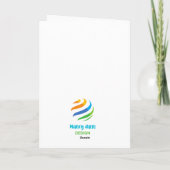 競走馬が走る父の日をお楽しみください サンキューカード (裏面)