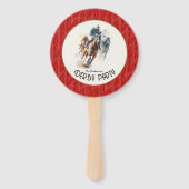 競走馬とジョッキーズダービーパーティーレッド ハンドファン (裏面)