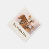 競走馬と騎手 スタンダードカクテルナプキン (角)