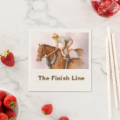 競走馬と騎手 スタンダードカクテルナプキン (インサイチュ)