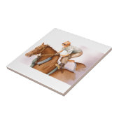 競走馬と騎手 タイル (側面)