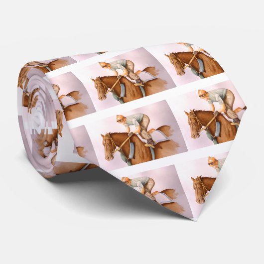 競走馬と騎手 ネクタイ (ロール)