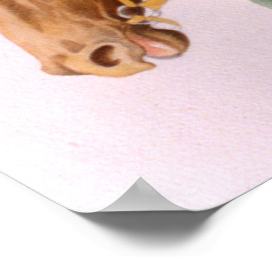 競走馬と騎手 ポスター (角)