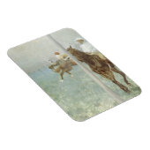 競走馬と騎手(レース前) by エドガール・ドガ マグネット (右側)