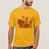競走馬と騎手 Tシャツ (正面)