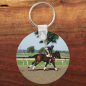競走馬のキーチェーン キーホルダー (正面)