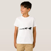 競走馬の進化 Tシャツ (正面フル)