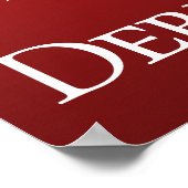 競走馬カラフルダービーパーティーレッドウェルカム ポスター (角)