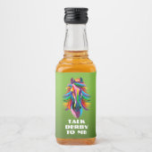 競走馬カラフルトークダービーミーミニ リキュールボトルラベル (正面)