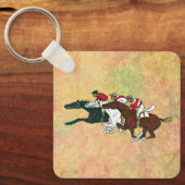 競走馬キーチェーン キーホルダー (正面)