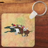 競走馬キーチェーン キーホルダー (裏面)