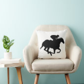 競走馬シルエット クッション (椅子)