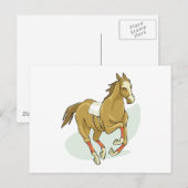 競走馬シルク走馬ガイルプス競走馬 ポストカード (正面/裏面)