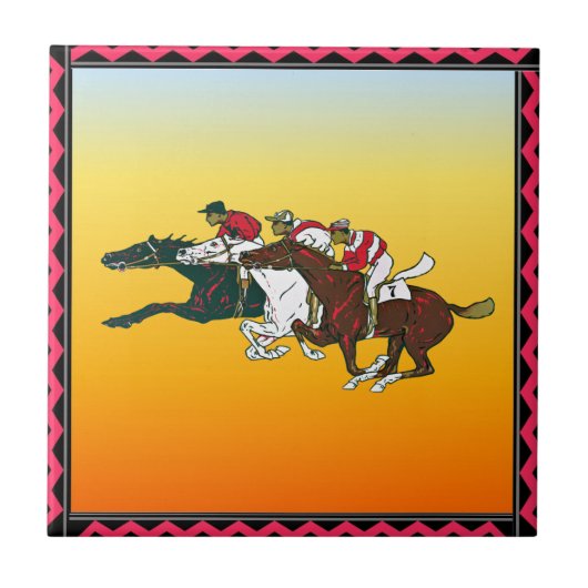 競走馬タイル タイル (正面)