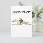 競走馬ダービーパーティの招待状 招待状 (スタンド正面)