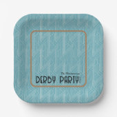 競走馬ダービーパーティーアクアスクエア ペーパープレート (正面)