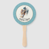 競走馬ダービーパーティーターコイズ ハンドファン (裏面)