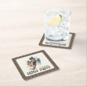 競走馬ダービーパーティーブラウン スクエアペーパーコースター (インサイチュ)