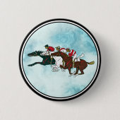 競走馬ボタン 缶バッジ (正面)