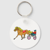 競走馬及び乳母車 キーホルダー (正面)