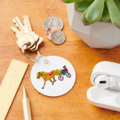 競走馬及び乳母車 キーホルダー