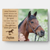 競走馬慰霊碑 フォトプラーク (正面)