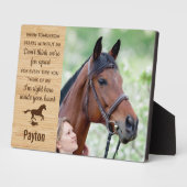 競走馬慰霊碑 フォトプラーク (側面)