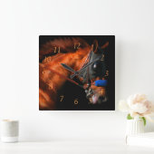 競走馬時計 スクエア壁時計 (ホーム)