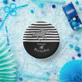 競走馬白黒ストライプ誕生日 ペーパーボウル (パーティー)